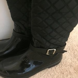 Black Knee High Boots